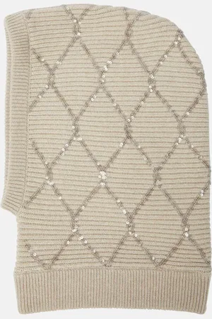 Brunello Cucinelli Bonnet en cachemire à ornements