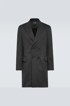 Ermenegildo Zegna Manteau en laine et cachemire mélangés