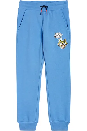Kenzo Pantalon de survêtement brodé en coton