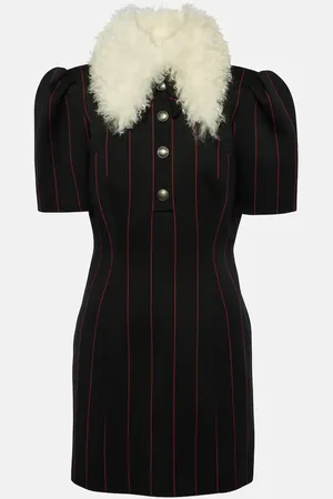 Alessandra Rich Robe en laine mélangée