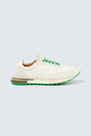 The Row Baskets Owen Runner en maille et daim