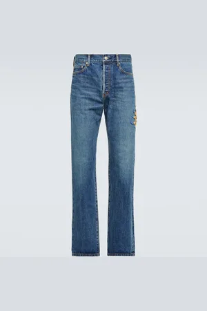 UNDERCOVER Jean droit à perles fantaisie