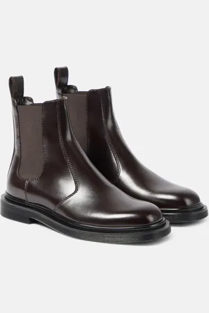 The Row Bottines Elastic Ranger en cuir