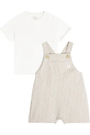 Il gufo Bébé – Set t-shirt et salopette