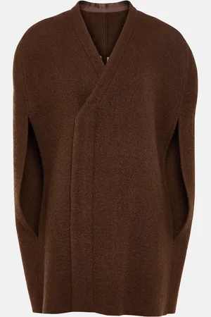 Rick Owens Cape en laine vierge