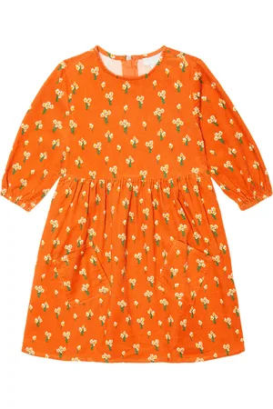 Stella McCartney Robe en velours côtelé à fleurs