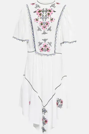 Isabel Marant Robe midi Sinezia brodée