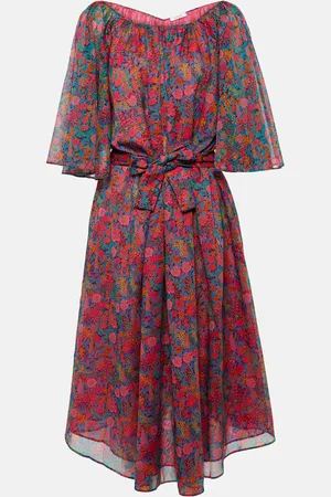 ERES Robe midi Daisy en coton à fleurs