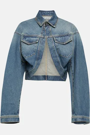 Alaïa Alaïa Veste raccourcie en jean