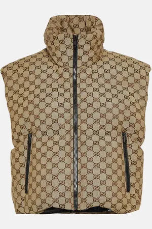Gucci Veste sans manches GG matelassée en toile