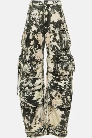 The Attico Jean cargo Fern à taille mi-haute