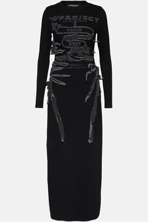 Y / PROJECT Robe longue Paris Best en coton