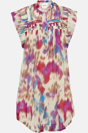 Marant Etoile Robe Leaza imprimée en coton