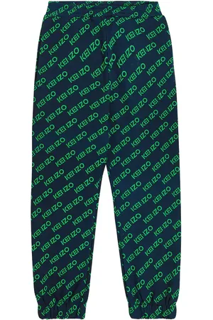 Kenzo Pantalon de survêtement en coton à logo