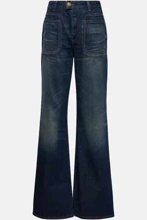 Balmain Jean flare à taille haute