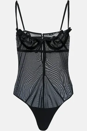 Y / PROJECT Body Wire Brasier en tulle