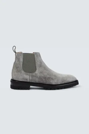 Manolo Blahnik Bottines chelsea Brompton en daim