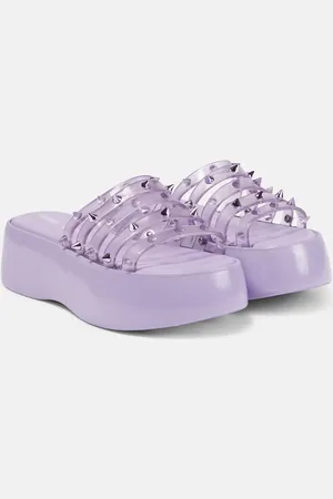 Jean Paul Gaultier X Melissa – Mules Becky Punk Love en PVC à plateforme