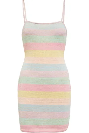 LOVESHACKFANCY Robe Lessie en coton mélangé