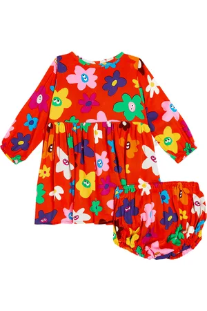 Stella McCartney Bébé – Ensemble robe et culotte bloomer à fleurs