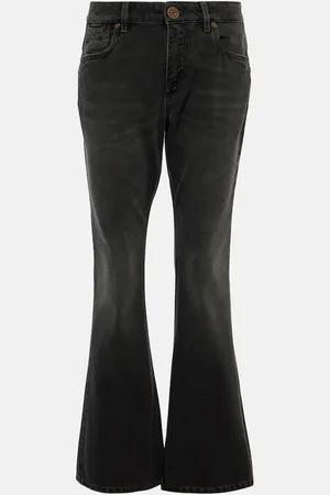 Balmain Jean bootcut Western à taille basse