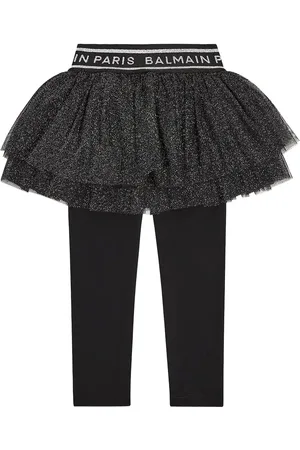 Balmain Legging en tulle