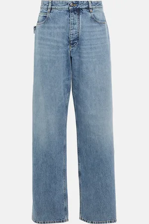 Bottega Veneta Jean droit à taille haute