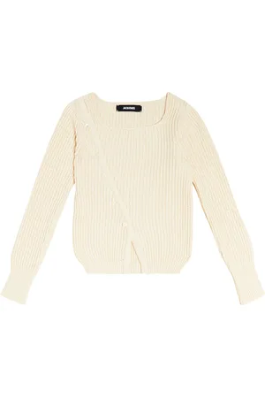 Jacquemus Cardigan La Maille Pau en coton et lin
