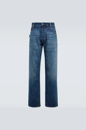 Bottega Veneta Jean droit à taille haute