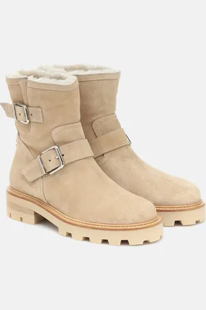 Jimmy Choo Bottines Youth II en daim et shearling