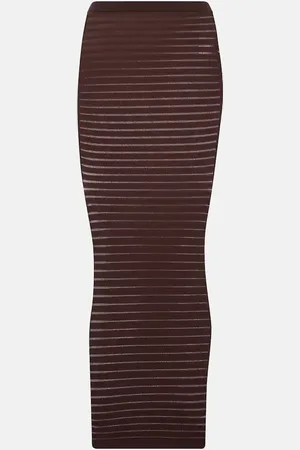 Alaïa Alaïa Jupe longue rayée