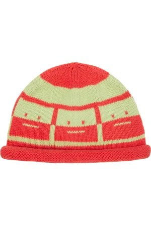 Acne Studios Bonnet intarsia en laine