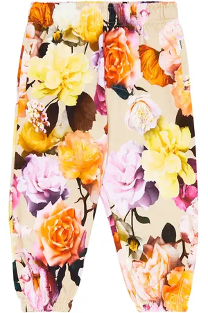 Molo Pantalon de survêtement Adan en coton à fleurs