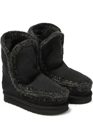Mou Bottes en daim et shearling