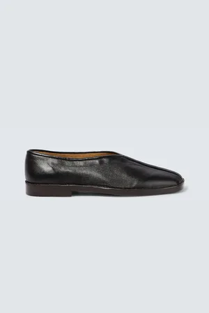 LEMAIRE Slippers en cuir