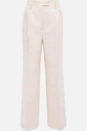 Prada Pantalon ample à taille haute
