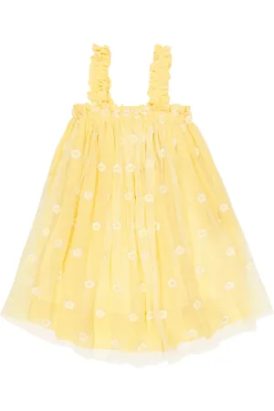 Stella McCartney Robe brodée en tulle