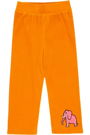 Mini Rodini Pantalon de survêtement brodé en coton