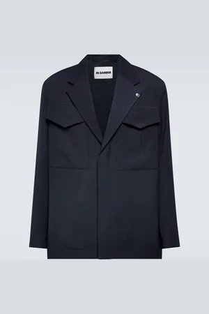 Jil Sander Veste en gabardine de laine
