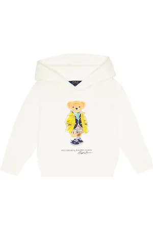 Ralph Lauren Sweat-shirt à capuche Polo Bear en coton mélangé