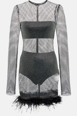 GIUSEPPE DI MORABITO Robe à ornements et plumes