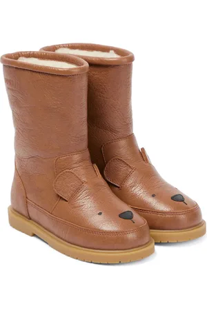Donsje Bottes Wadudu en cuir