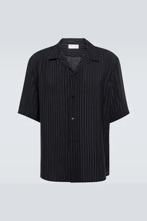 Saint Laurent Chemise rayée en soie