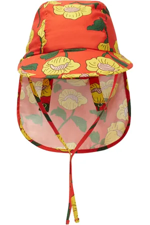 Mini Rodini Chapeau Flowers imprimé en coton