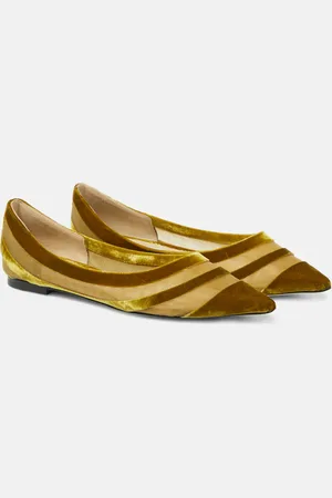 Jimmy Choo Ballerines Love en velours