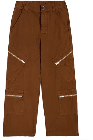 Jacquemus Pantalon cargo Marrone en coton