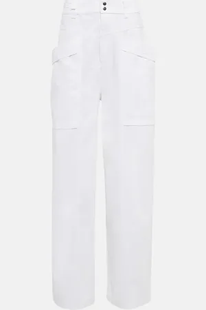 Marant Etoile Pantalon Ruby à taille haute en coton