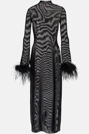 Oseree Oséree Robe midi Lumière Plumage