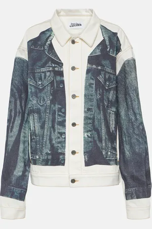 Jean Paul Gaultier Veste Tattoo en jean