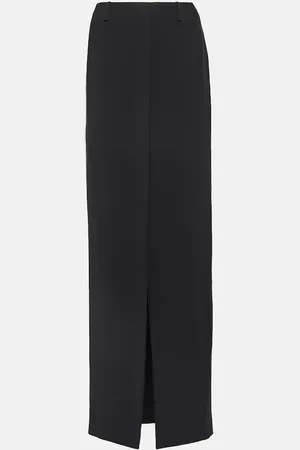 DRIES VAN NOTEN Jupe longue en crêpe